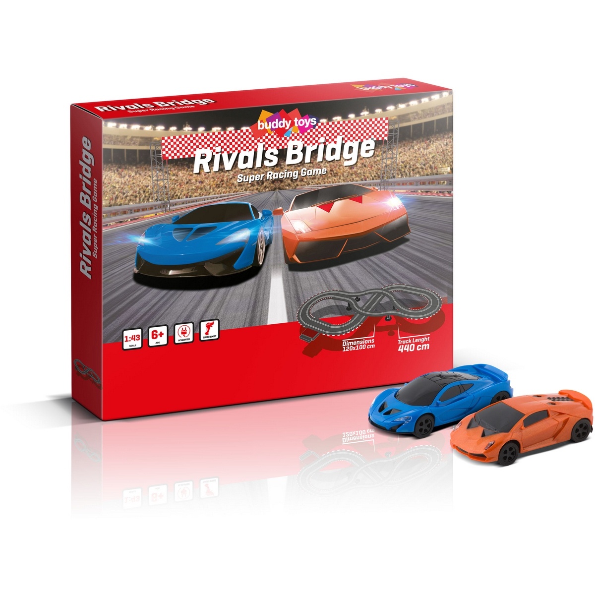 BUDDY TOYS BST 1442 Autodráha Rivals Buddy Toys