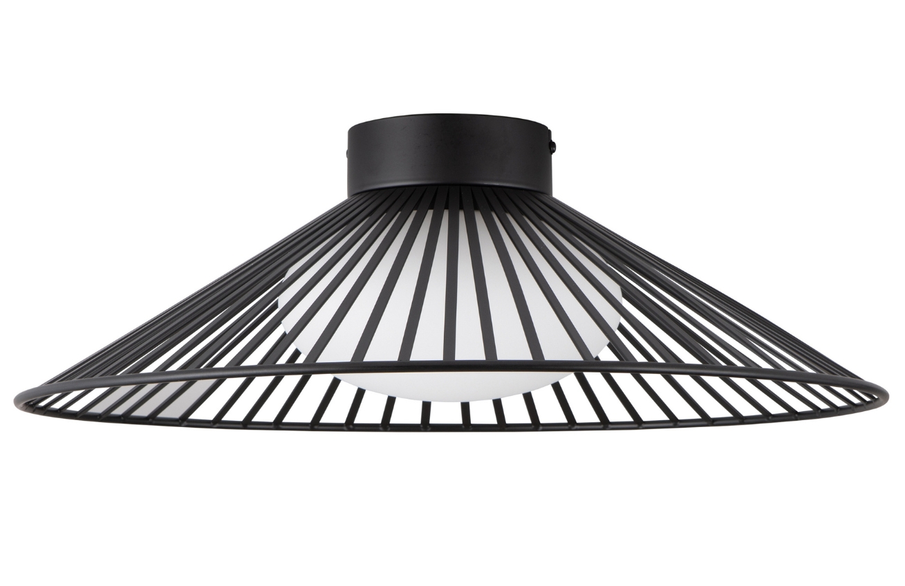 Černobílé stropní LED světlo Nova Luce Brume 50 cm