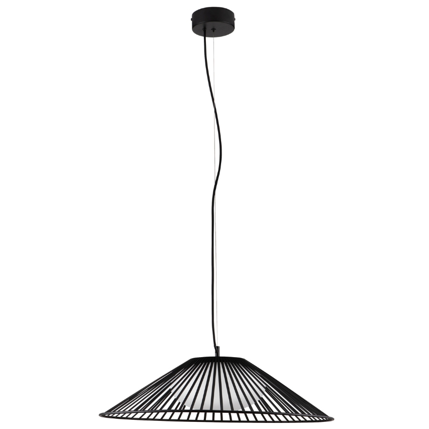 Černobílé závěsné LED světlo Nova Luce Brume 61 cm