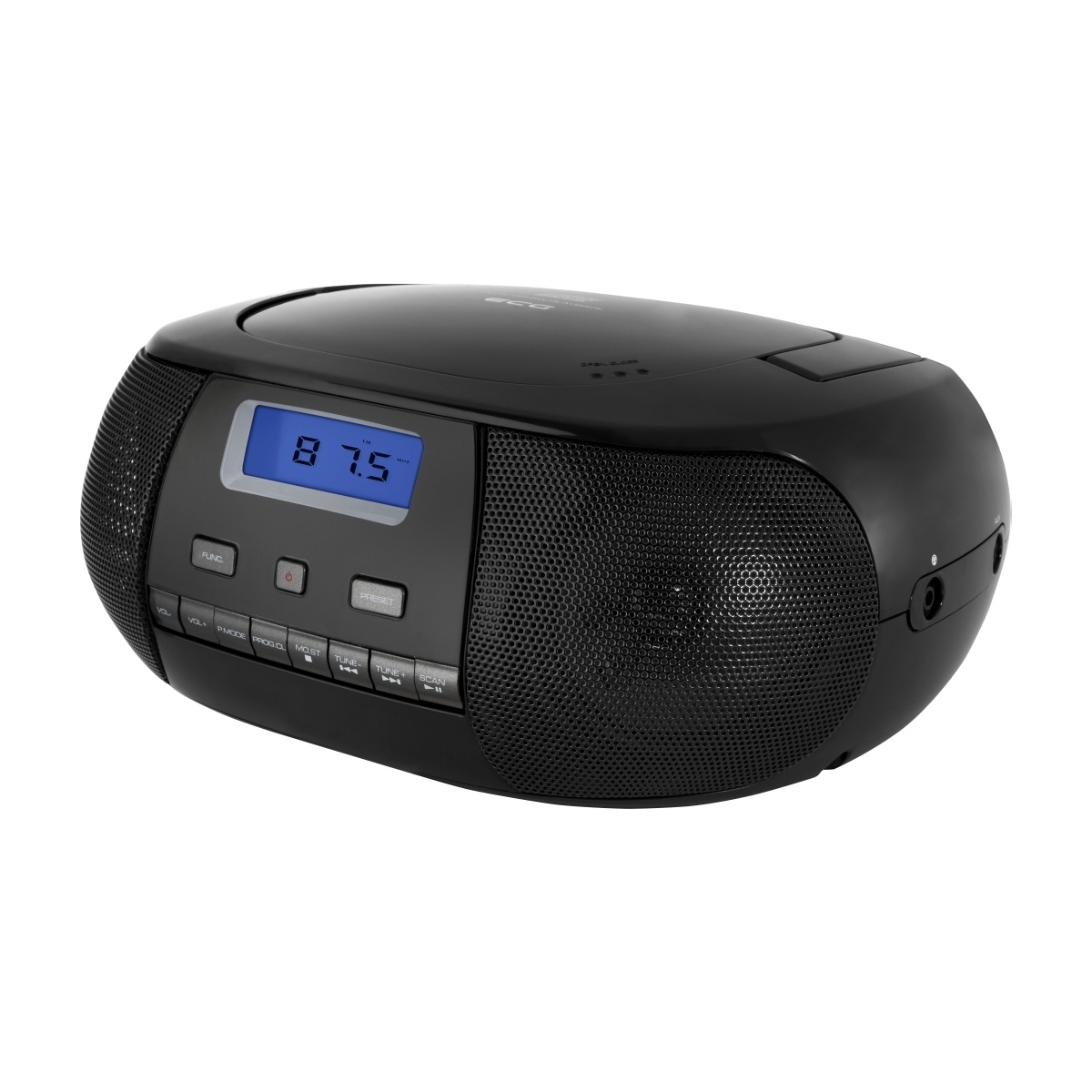 ECG CDR 500 Black přenosné rádio s CD ECG