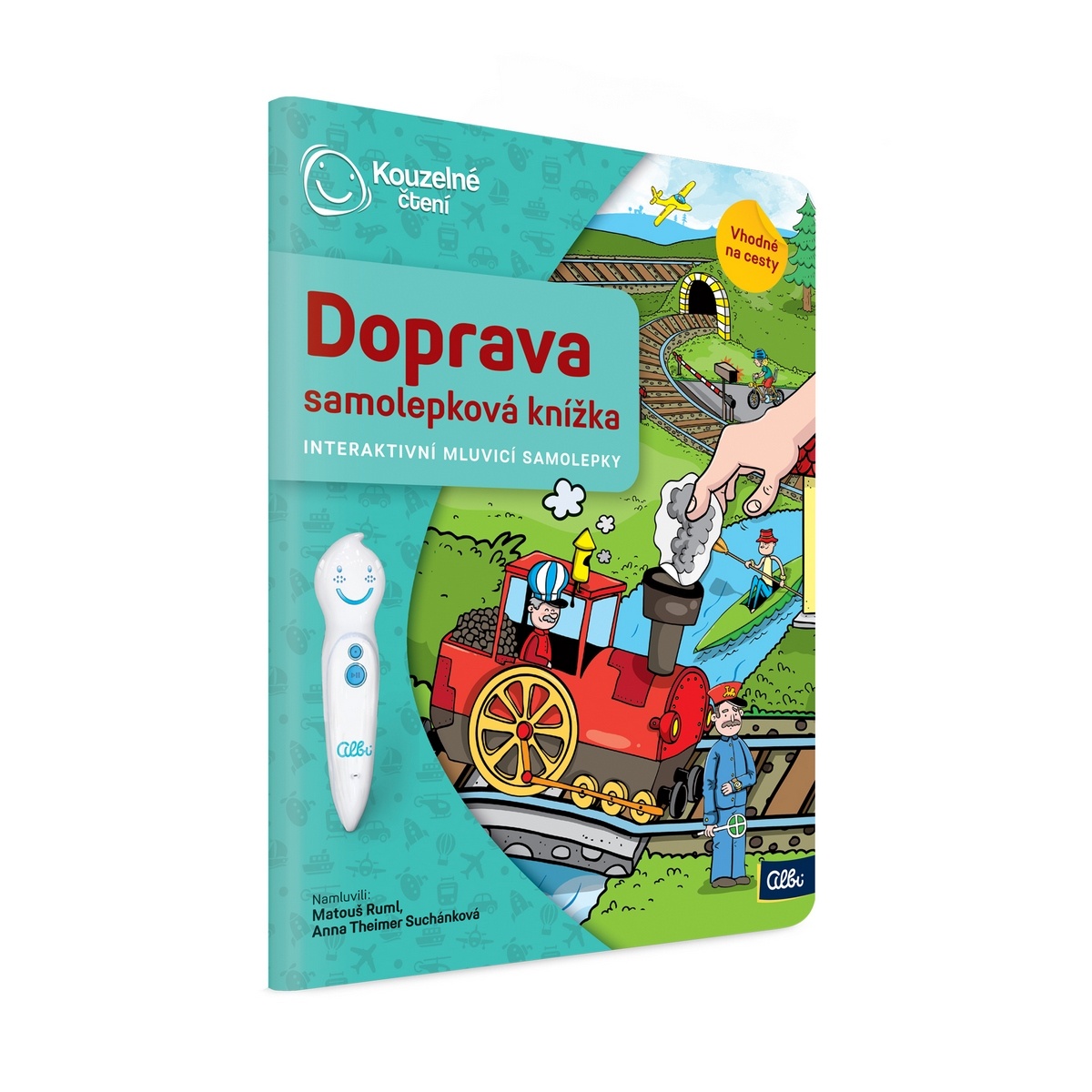 Kouzelné čtení Samolepková knížka Doprava Albi