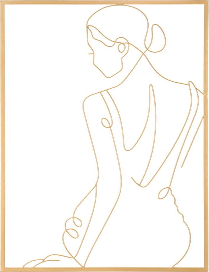 Kovová nástěnná dekorace 60x80 cm Gold Woman – Mauro Ferretti
