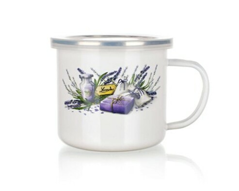 Banquet Lavender Smaltovaný hrnek 500 ml Banquet