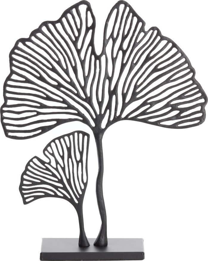 Kovová soška (výška 48 cm) Leaf – Light & Living