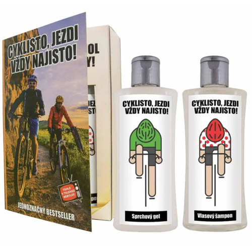 Bohemia Gifts Kosmetická sada kniha - Pro cyklistu Bohemia Gifts