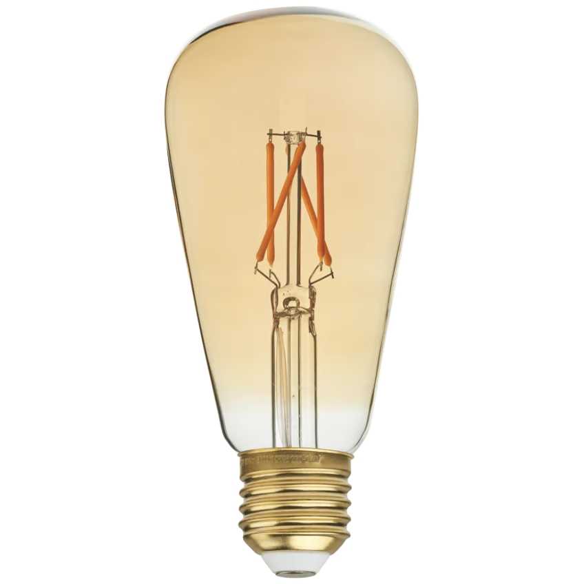 Bolia Zlatá stmívatelná LED žárovka Edison E27 2W