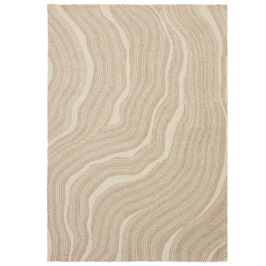 Jotex Béžový vlněný koberec CONNOR 160 x 230 cm