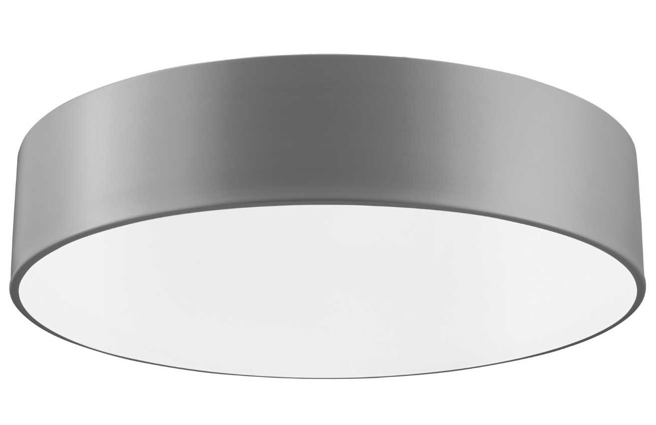 Šedé kovové stropní světlo Nova Luce Finezza 50 cm