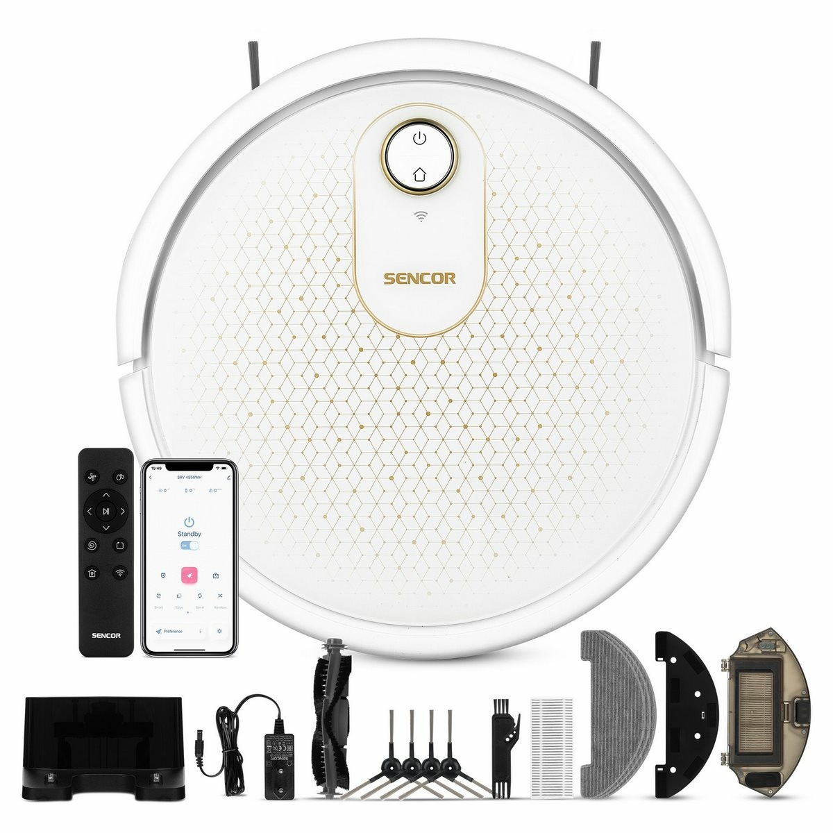 Sencor SRV 4550WH robotický vysavač Sencor