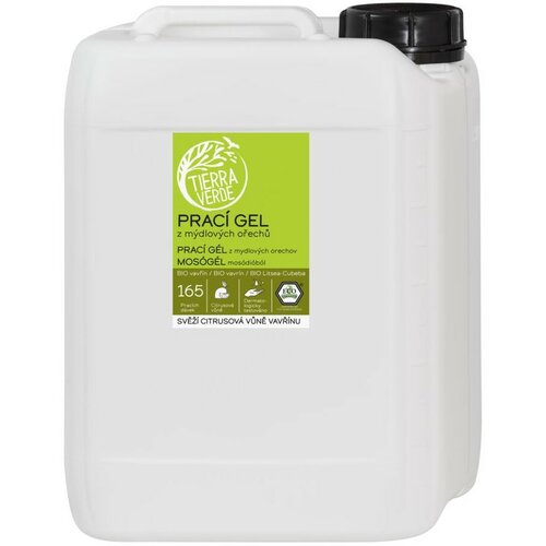 Tierra Verde Prací gel z mýdlových ořechů s BIO silicí vavřínu kubébového