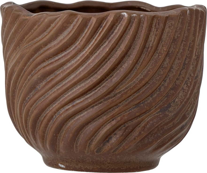 Kameninový ručně vyrobený obal na květináč ø 14 cm Sella – Bloomingville