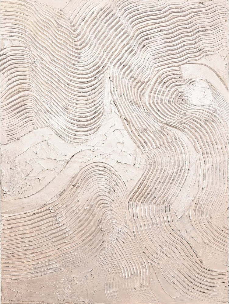 Ručně malovaný obraz 88x118 cm Metallic Rose – Malerifabrikken