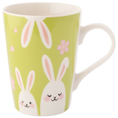 Altom Porcelánový hrnek Bílí králíčci 420 ml Altom