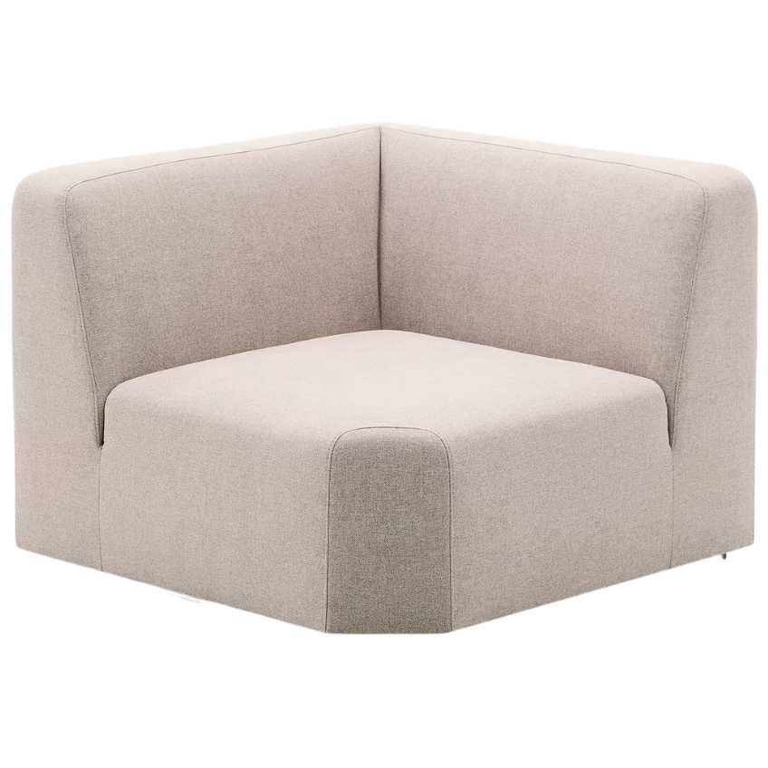 Béžový rohový modul Kave Home Neom 89 x 89 cm