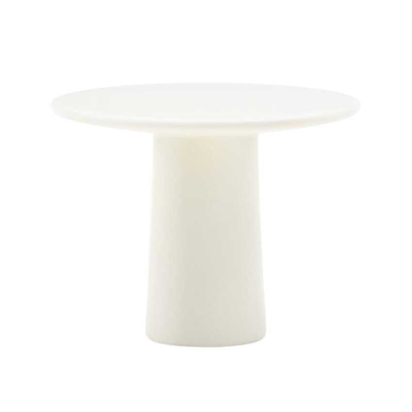 Bílý zahradní stolek Kave Home Albanella 65 cm