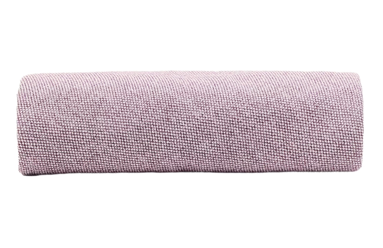Fialový potah na taburet Kave Home Kaeli 43 cm