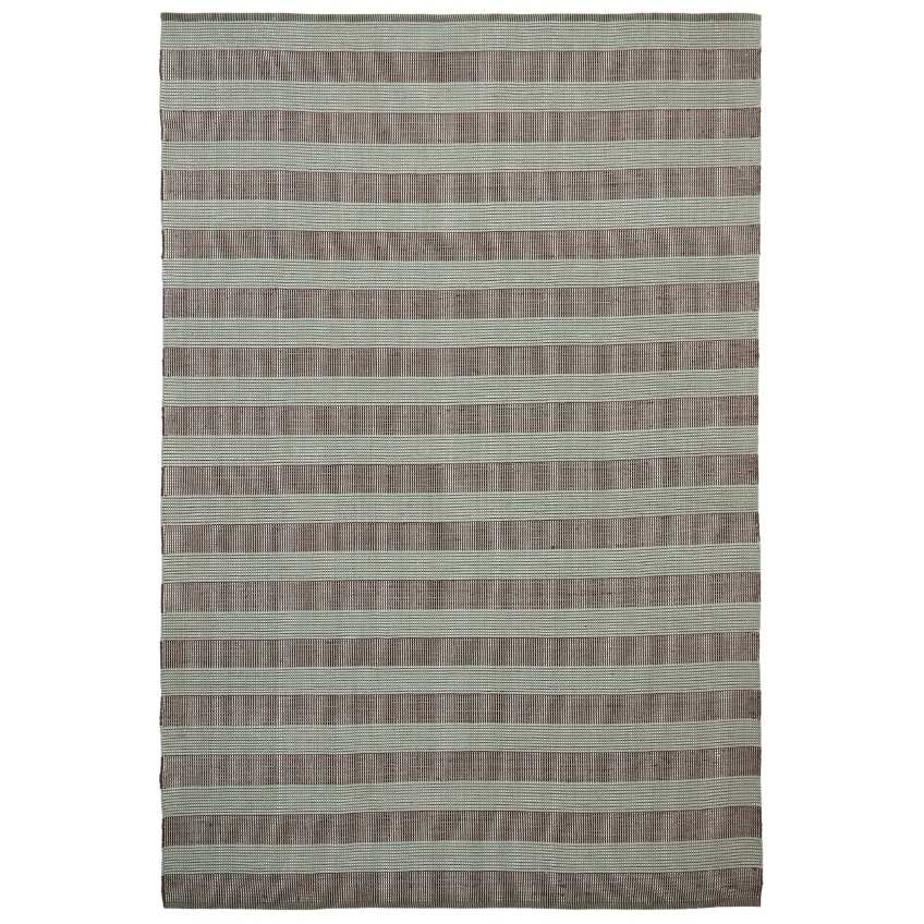 Hnědo-tyrkysový zahradní koberec Kave Home Fonol 200 x 300 cm