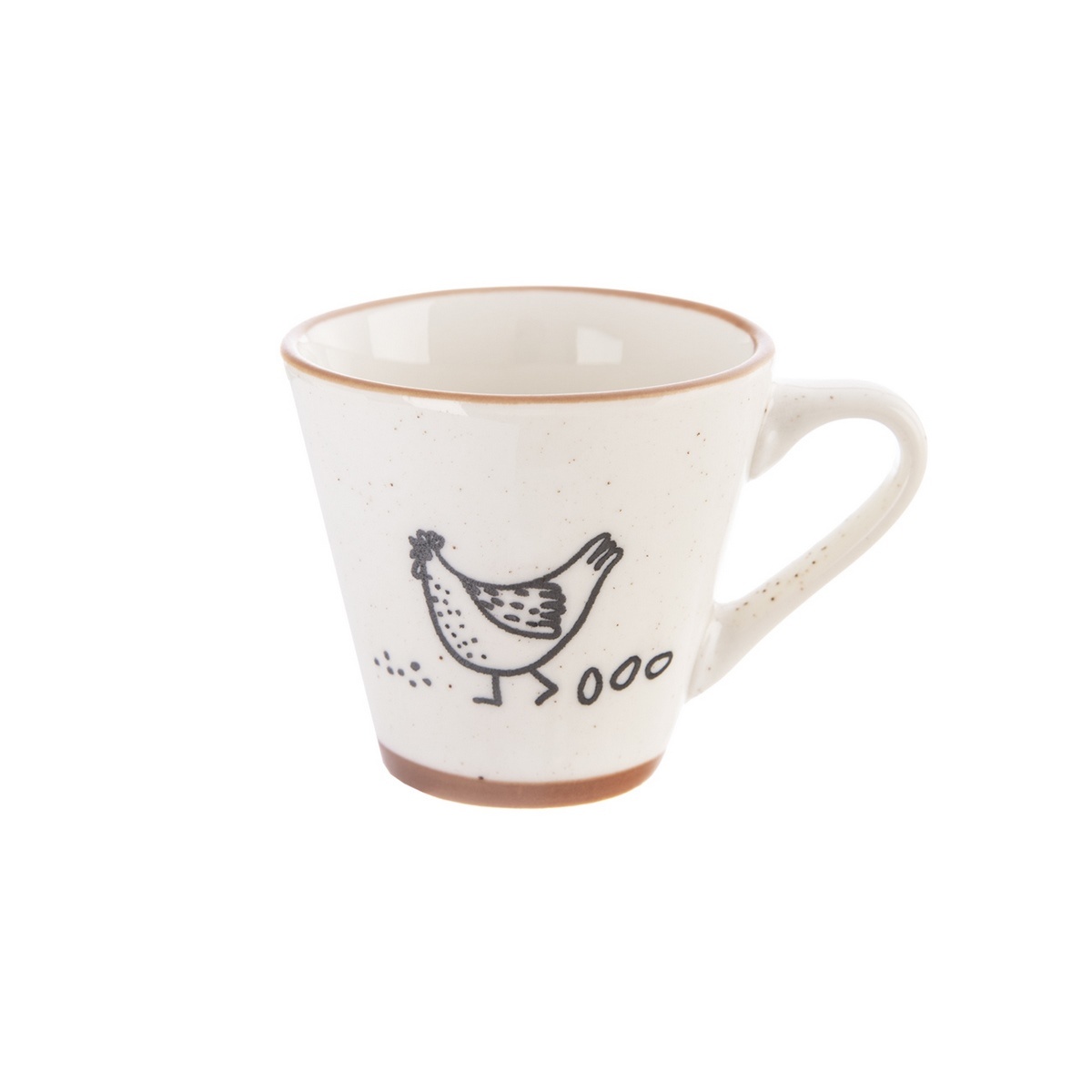 Hrnek porc. STATOK slepice espresso 0