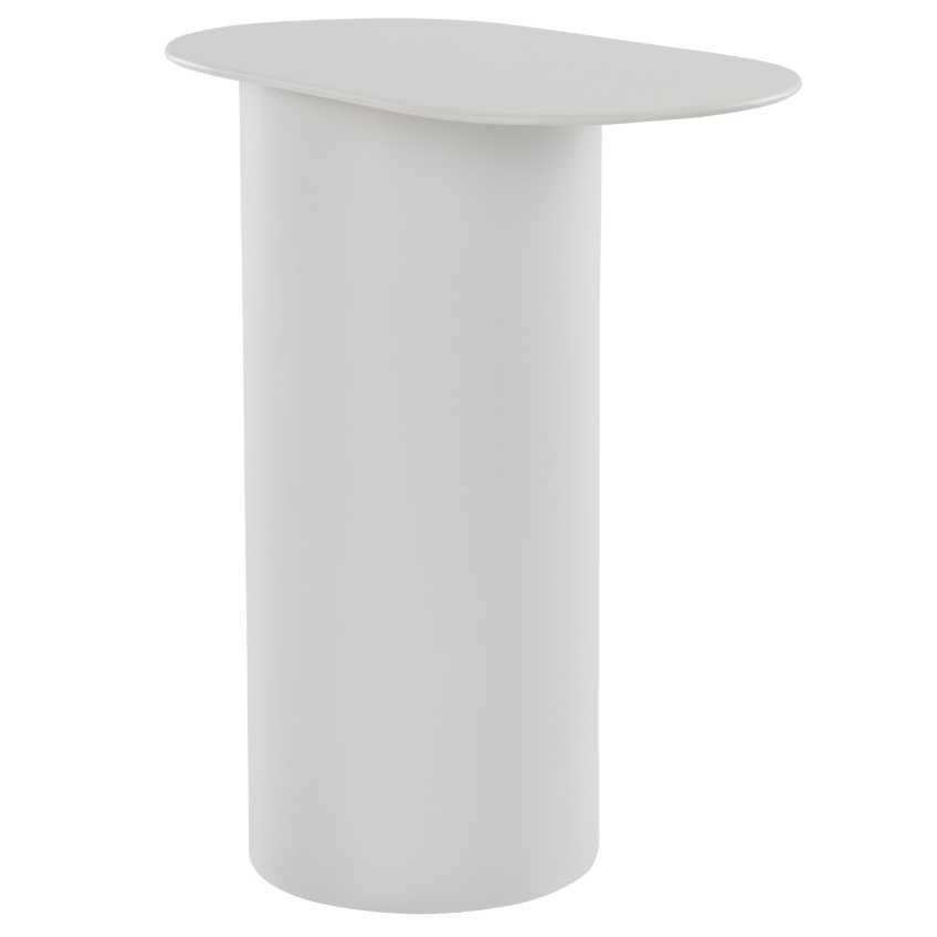 Jotex Bílý kovový odkládací stolek WEMMEL 51 x 30