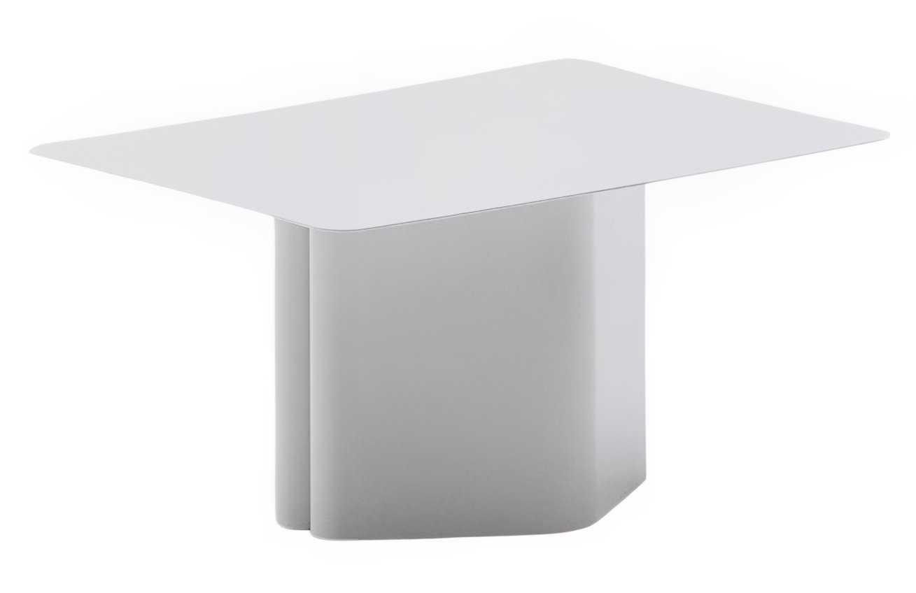 Šedý kovový konferenční stolek Kave Home Arvin 70 x 52 cm