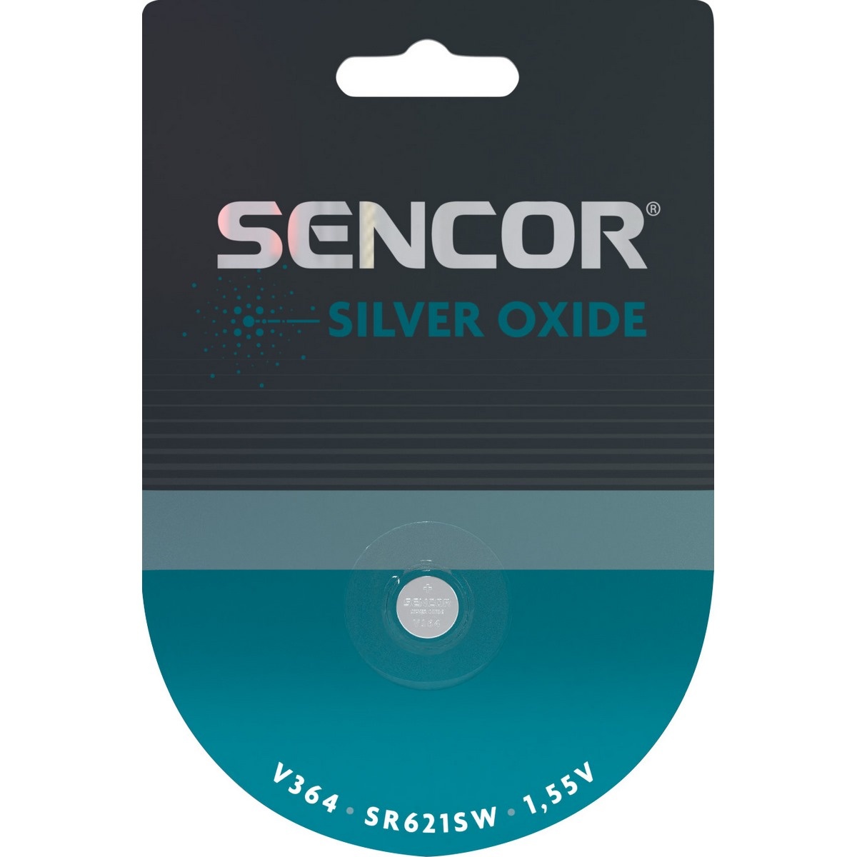 Sencor SBA V364/SR621SW stříbrnooxidová baterie Sencor