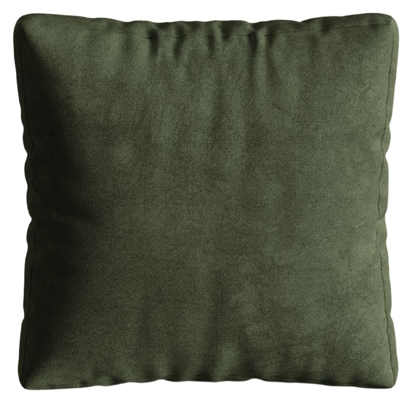 Zelený sametový polštář MICADONI Martina 65 x 65 cm