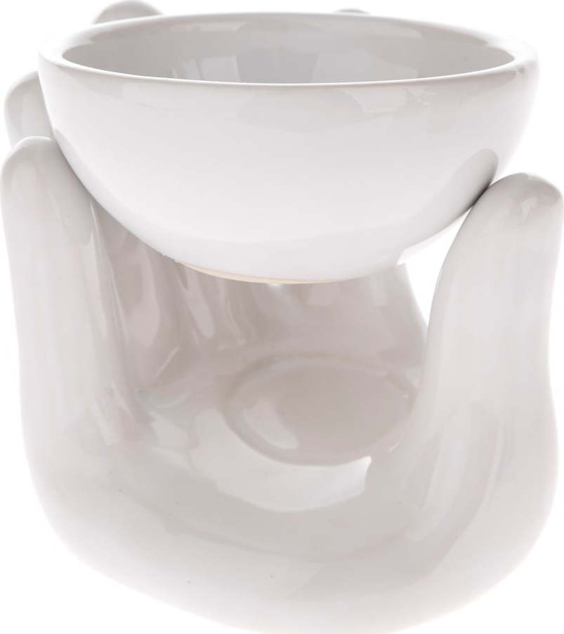 Bílá keramická aromalampa Dakls Posture