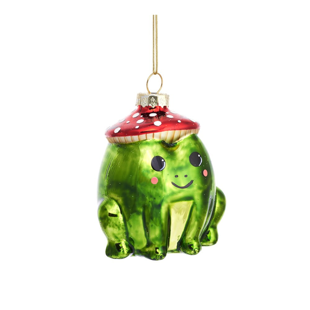 Skleněná vánoční ozdoba Frog – Sass & Belle