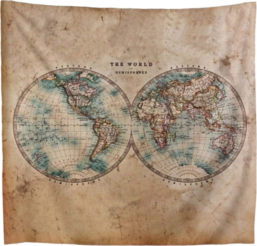 Tapiserie 140x140 cm The World – Really Nice Things