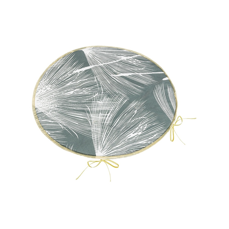 Bellatex Sedák Adéla kulatý hladký Chmýří šedá