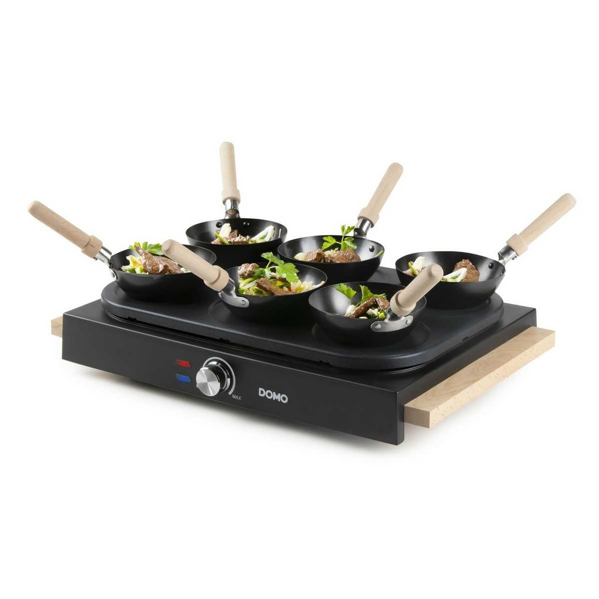 DOMO DO8719W elektrický lívanečník a WOK