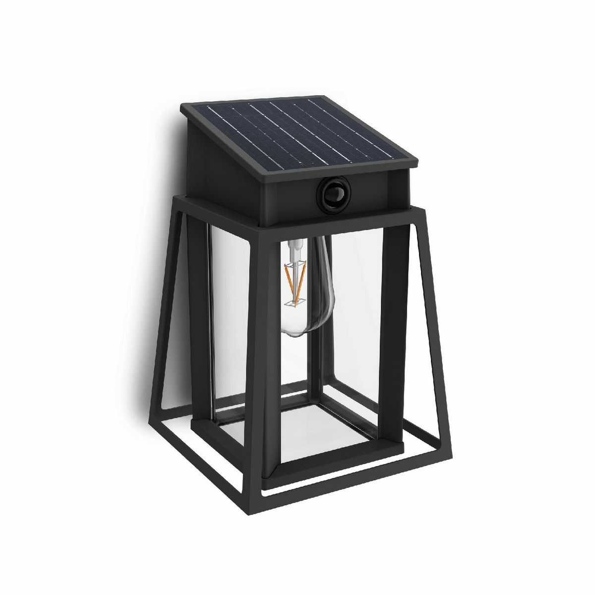 Philips Lysin UltraEfficient solární LED svítidlo se senzorem černá