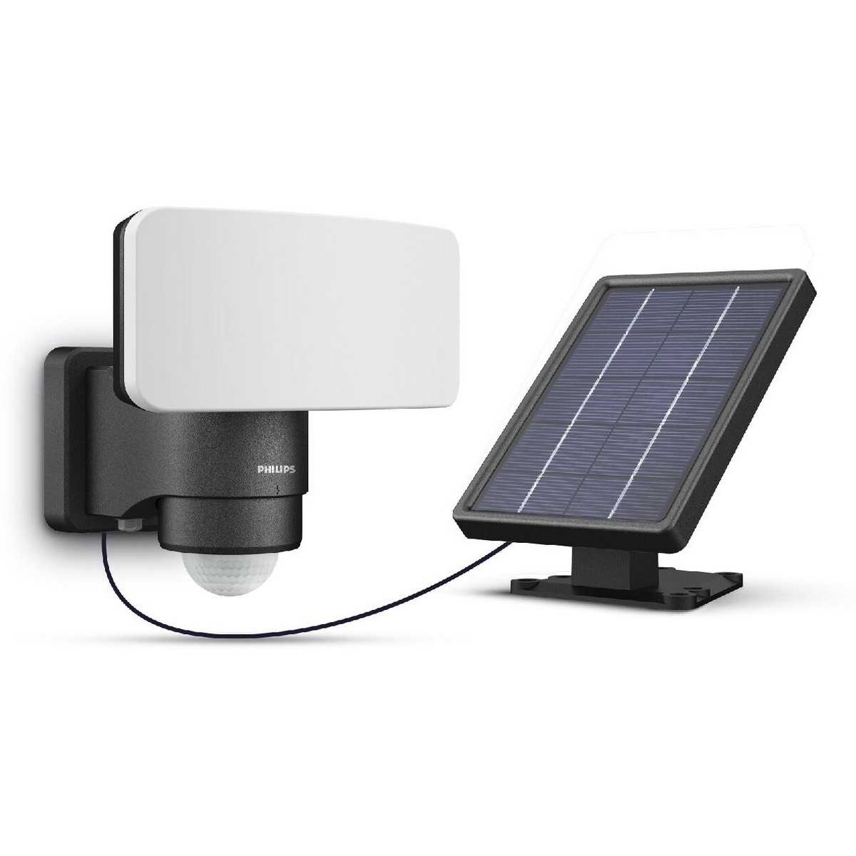 Philips Tylus UltraEfficient Security solární LED reflektor se senzorem černá