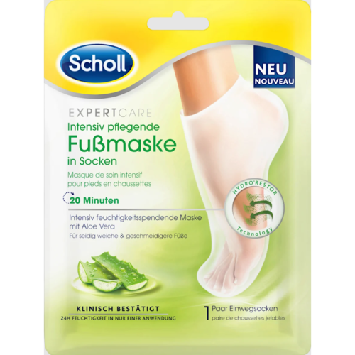 Scholl Maska na nohy Aloe Vera Scholl