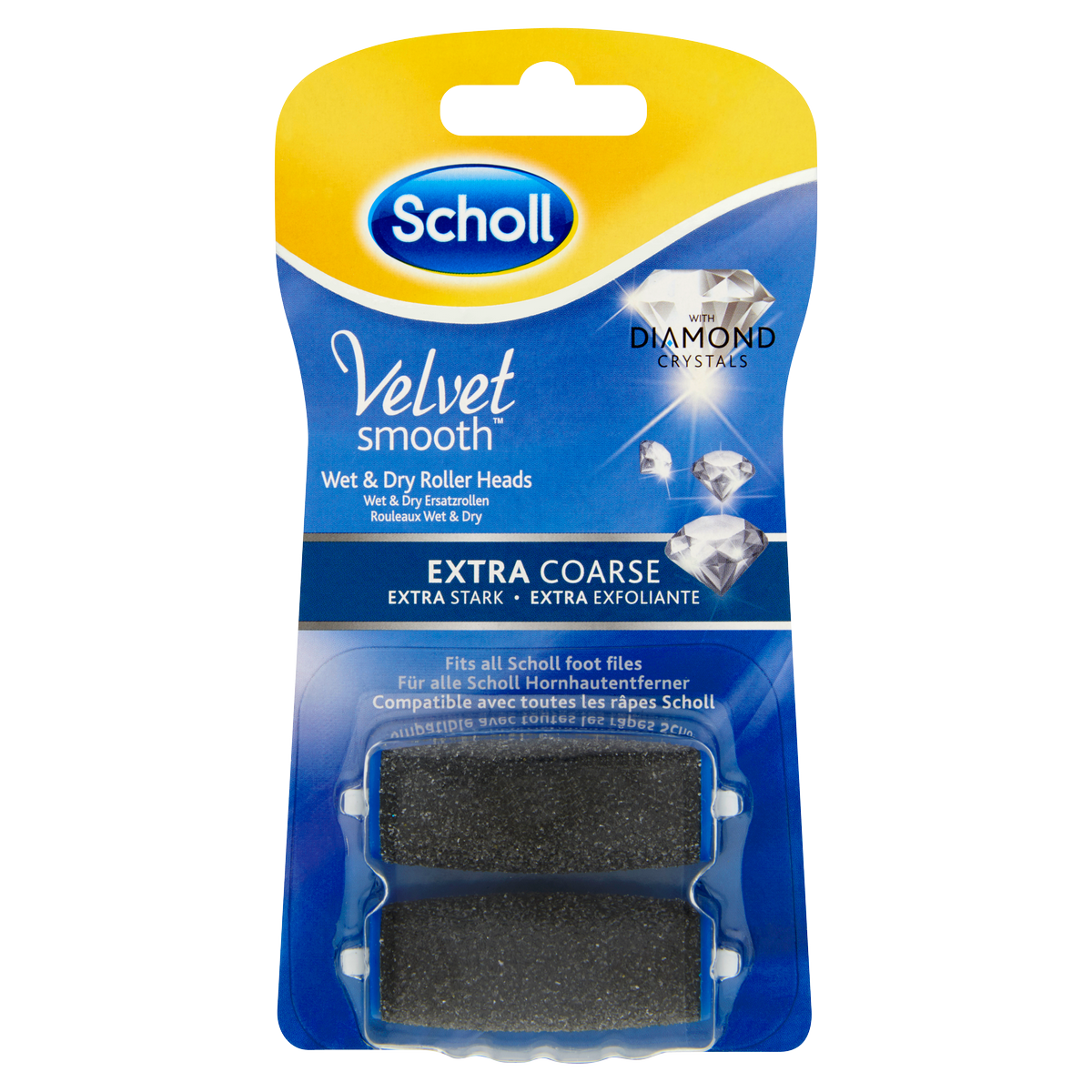 Scholl Náhradní rotační hlavice - extra drsné Scholl