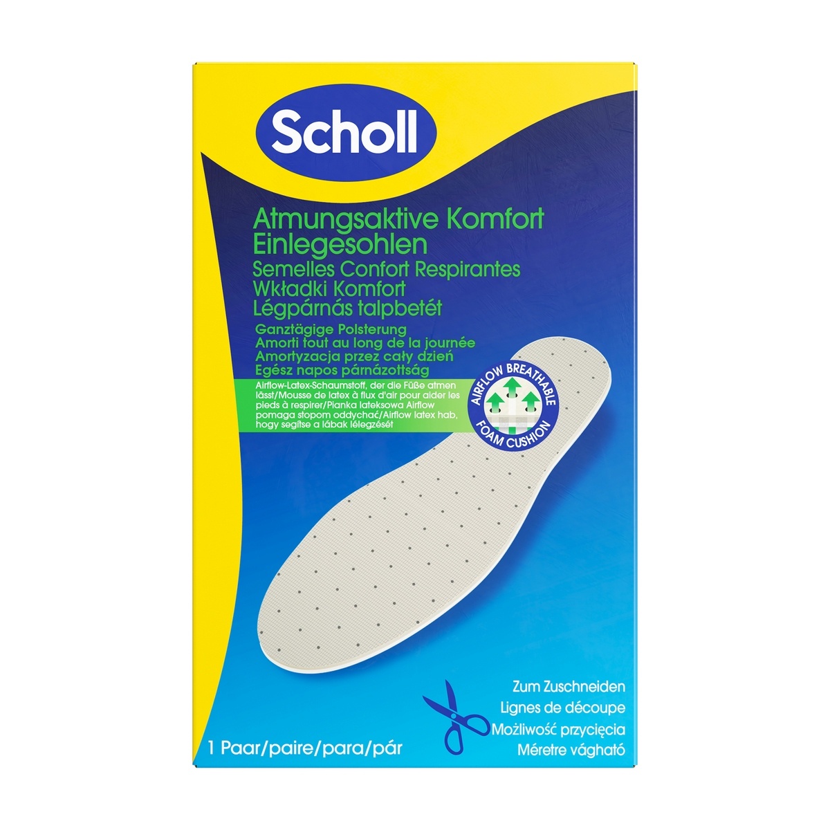 Scholl Vložky do bot se vzduchovým odpružením Everyday Scholl