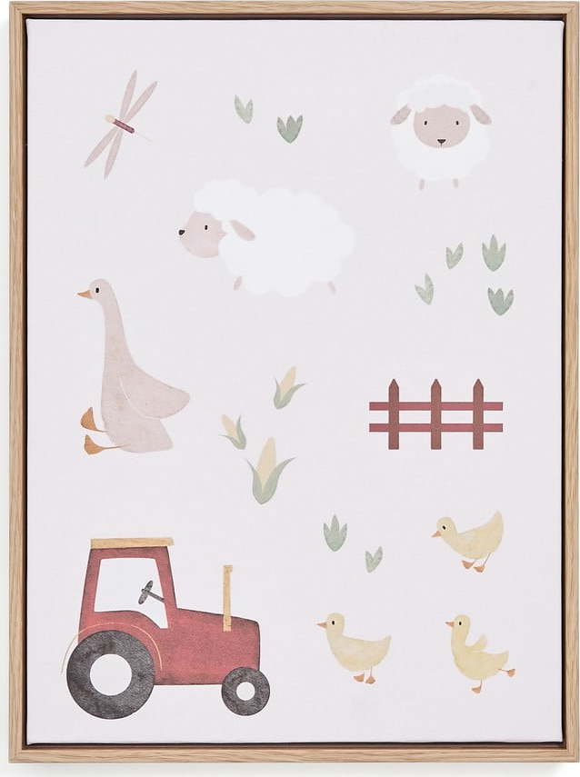 Dětský obrázek 30x40 cm Pecky – Kave Home