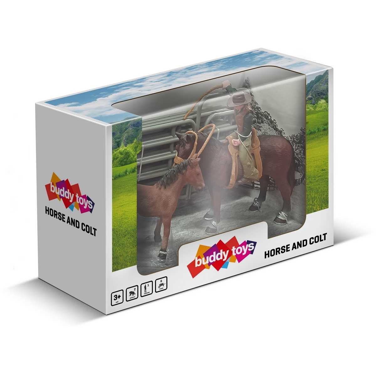 Buddy Toys BGA 1013 Kovboj a hříbě Buddy Toys