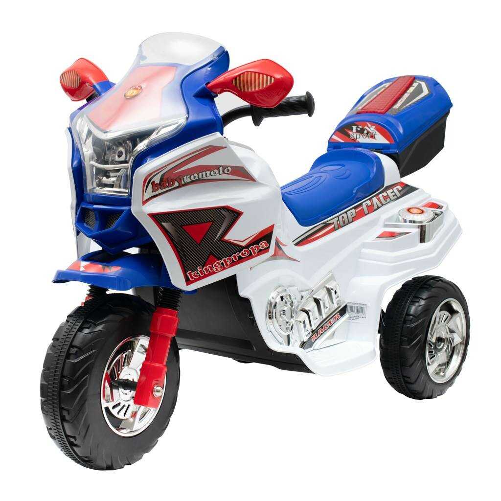 Dětská elektrická motorka Baby Mix RACER bílá Baby Mix