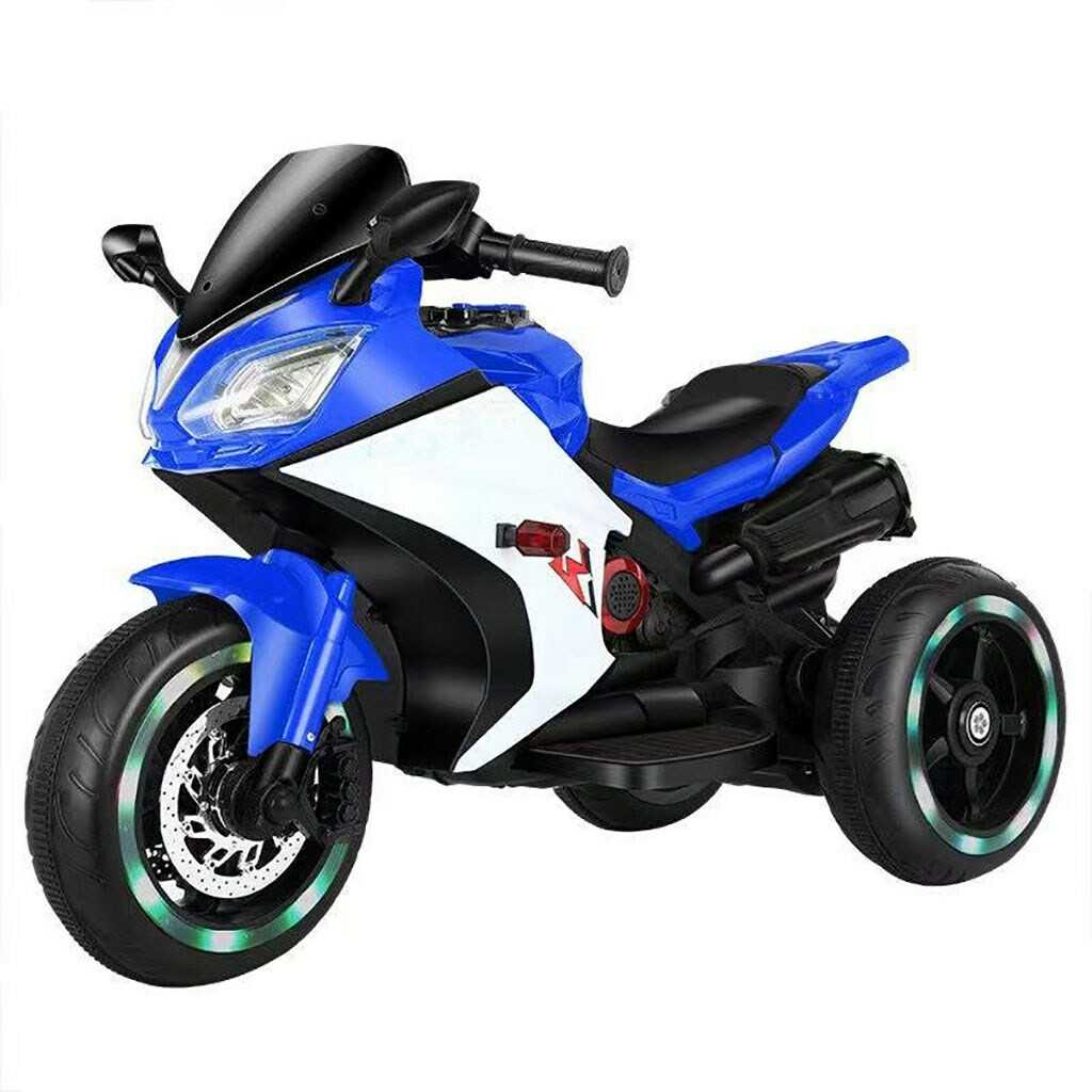 Dětská elektrická motorka Baby Mix Rare modrá Baby Mix