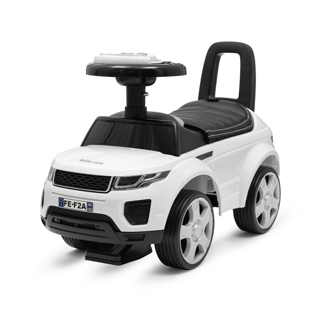 Dětské odrážedlo SUV Baby Mix Prime bílé v kůži Baby Mix
