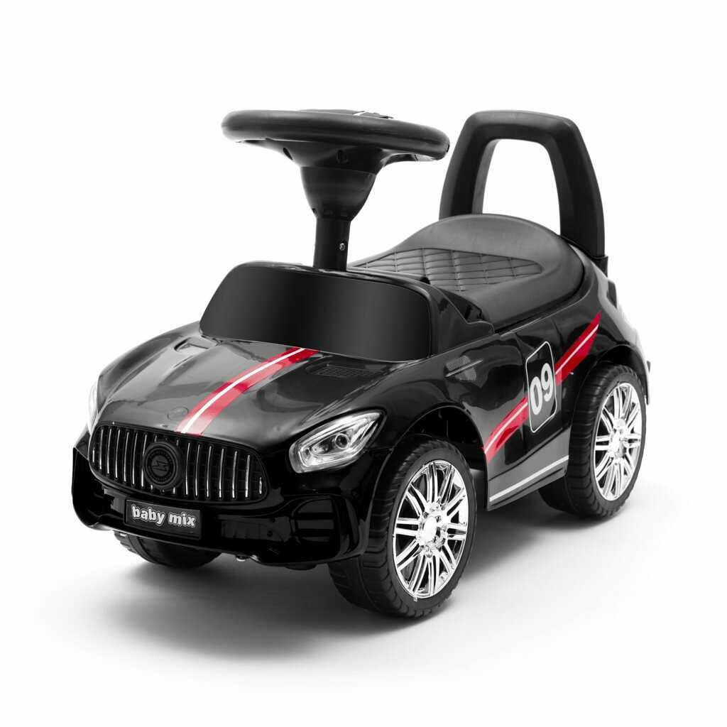 Dětské odrážedlo se zvukem Baby Mix RACER černé Baby Mix