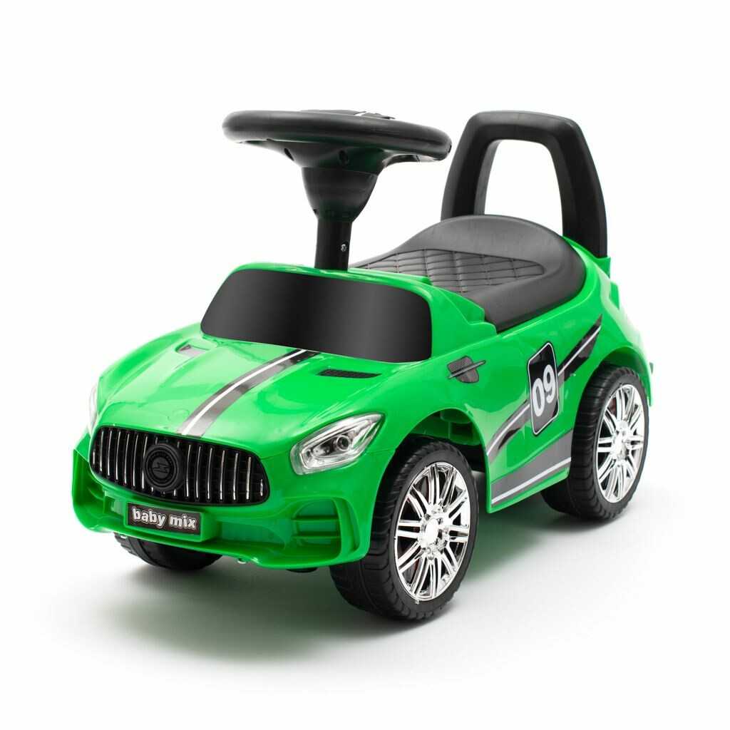Dětské odrážedlo se zvukem Baby Mix RACER zelené Baby Mix