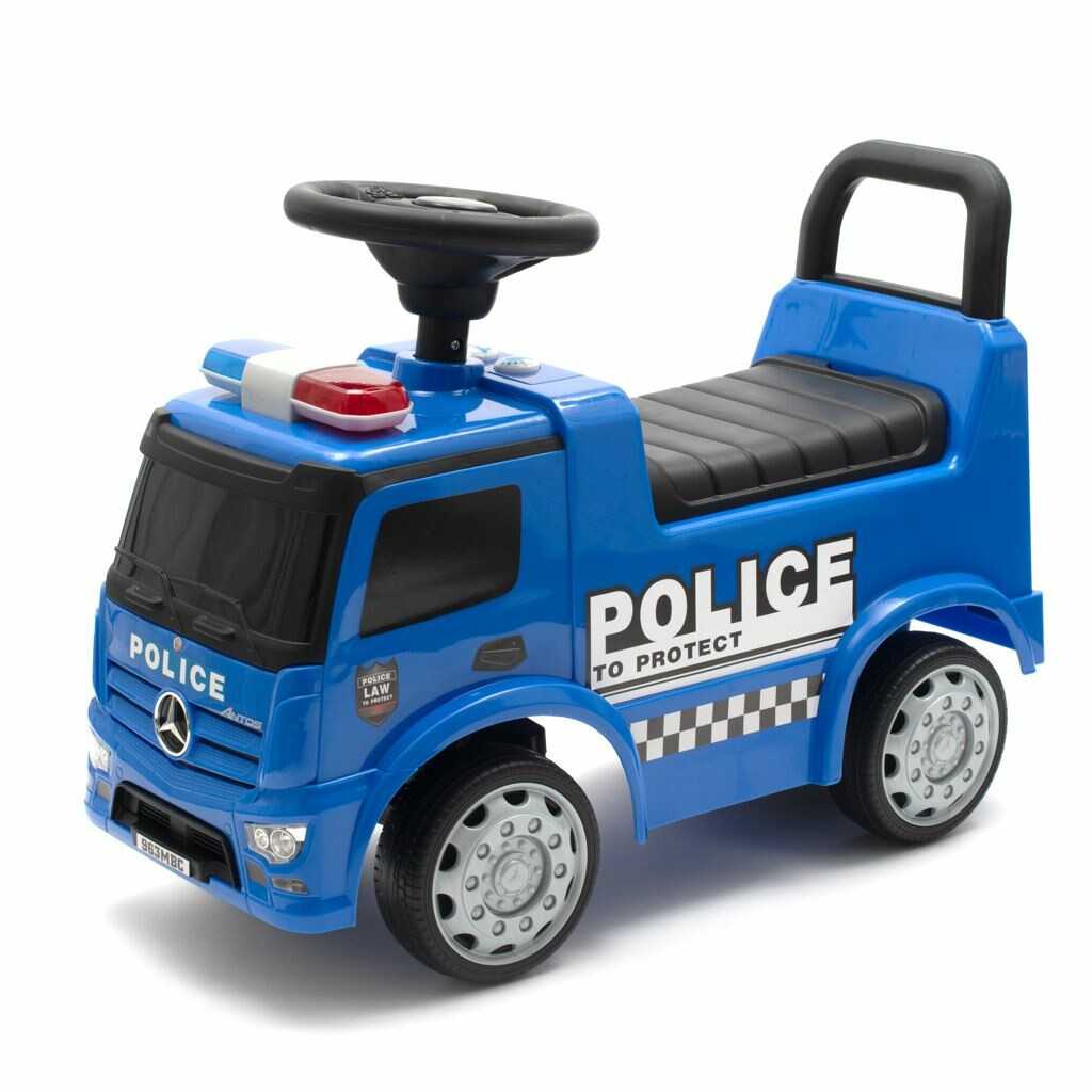 Dětské odrážedlo se zvukem Mercedes Baby Mix POLICE modré Baby Mix