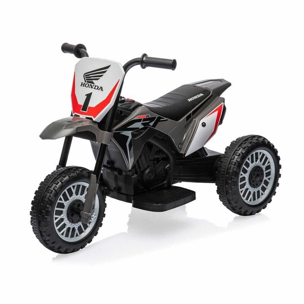 Elektrická motorka Baby Mix Honda CRF 450R šedá Baby Mix