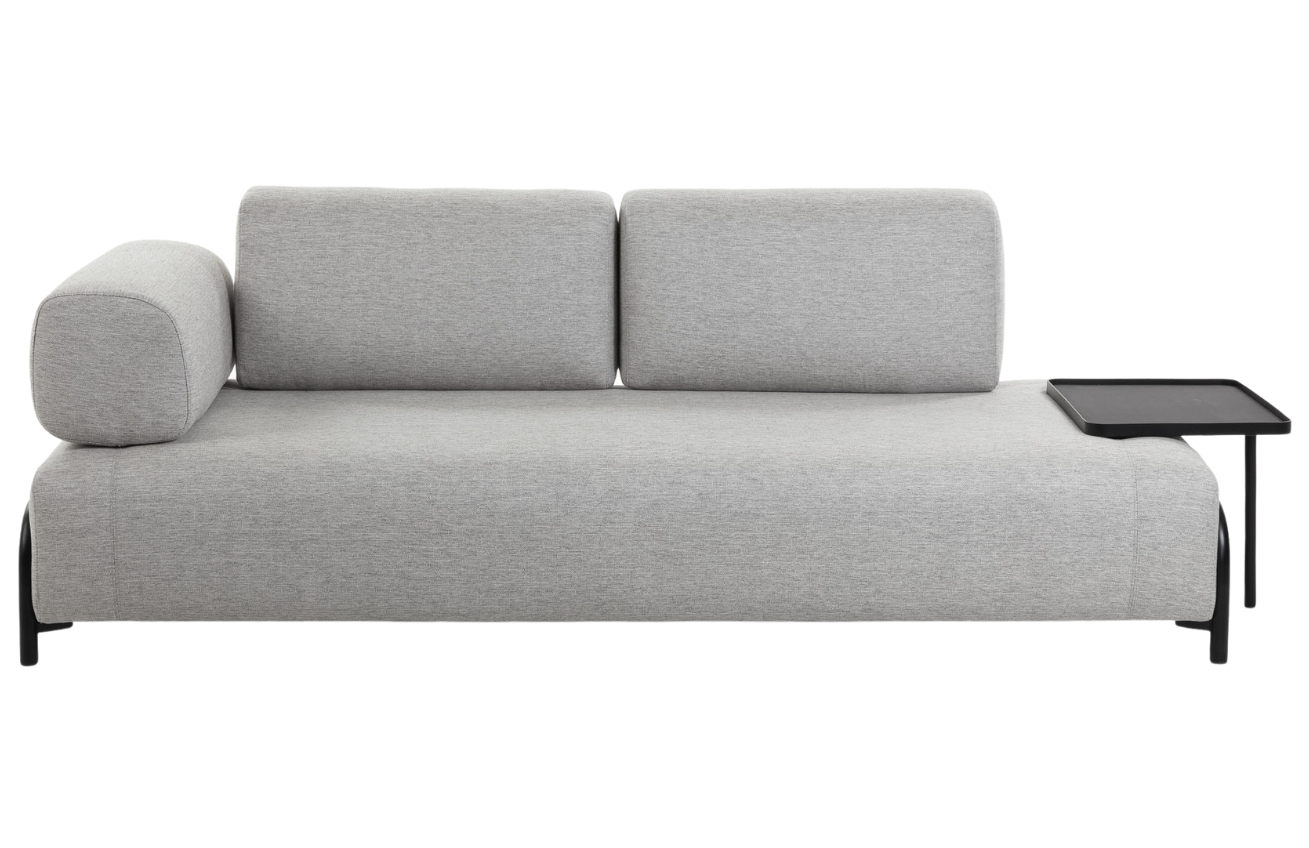Kave Home Pohovka Compo 252 cm s velkým stolkem