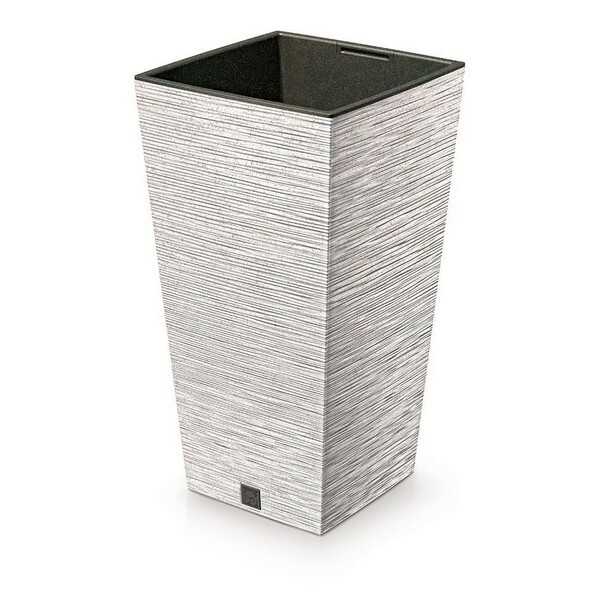 Květináč FURU SQUARE ECO WOOD s vkladem 24 cm
