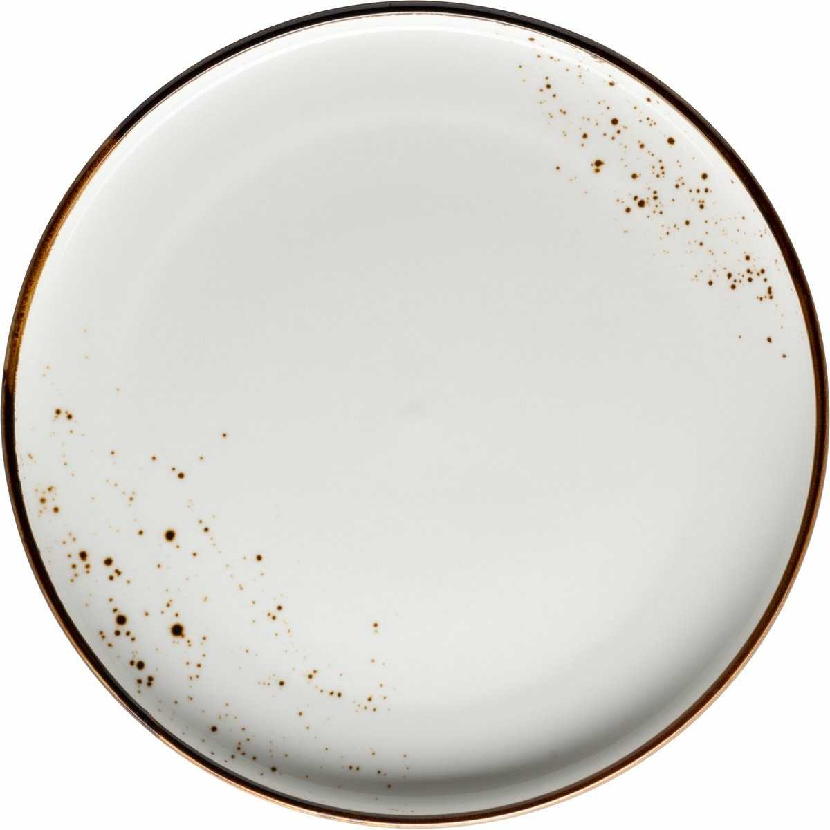Mäser Dezertní talíř Pintar White hnědé tečky 22