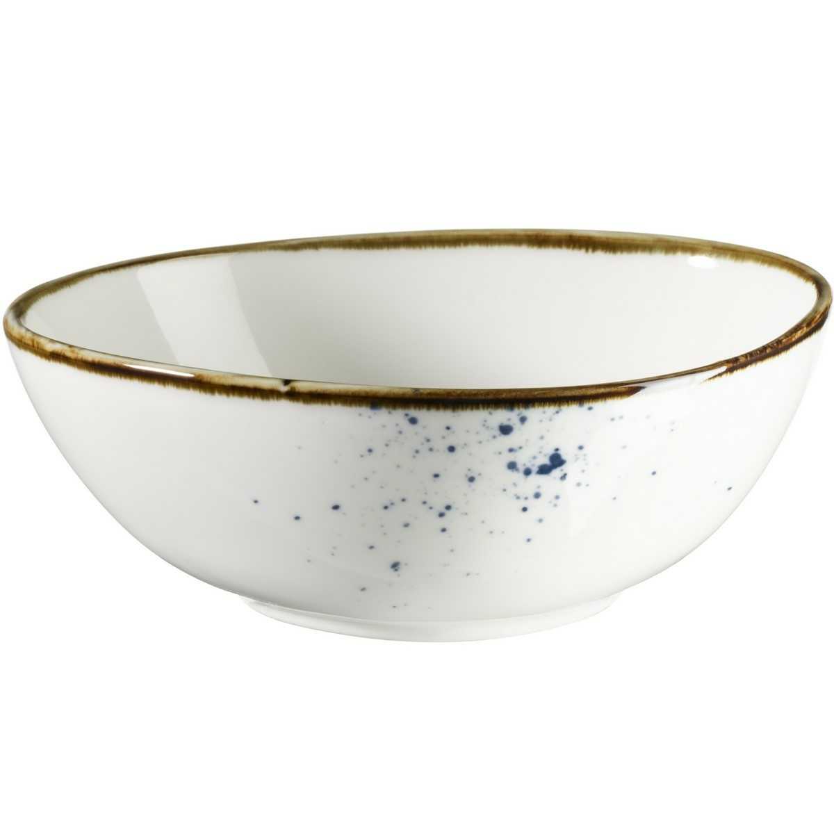 Mäser Oválná miska Pintar White modré tečky 15