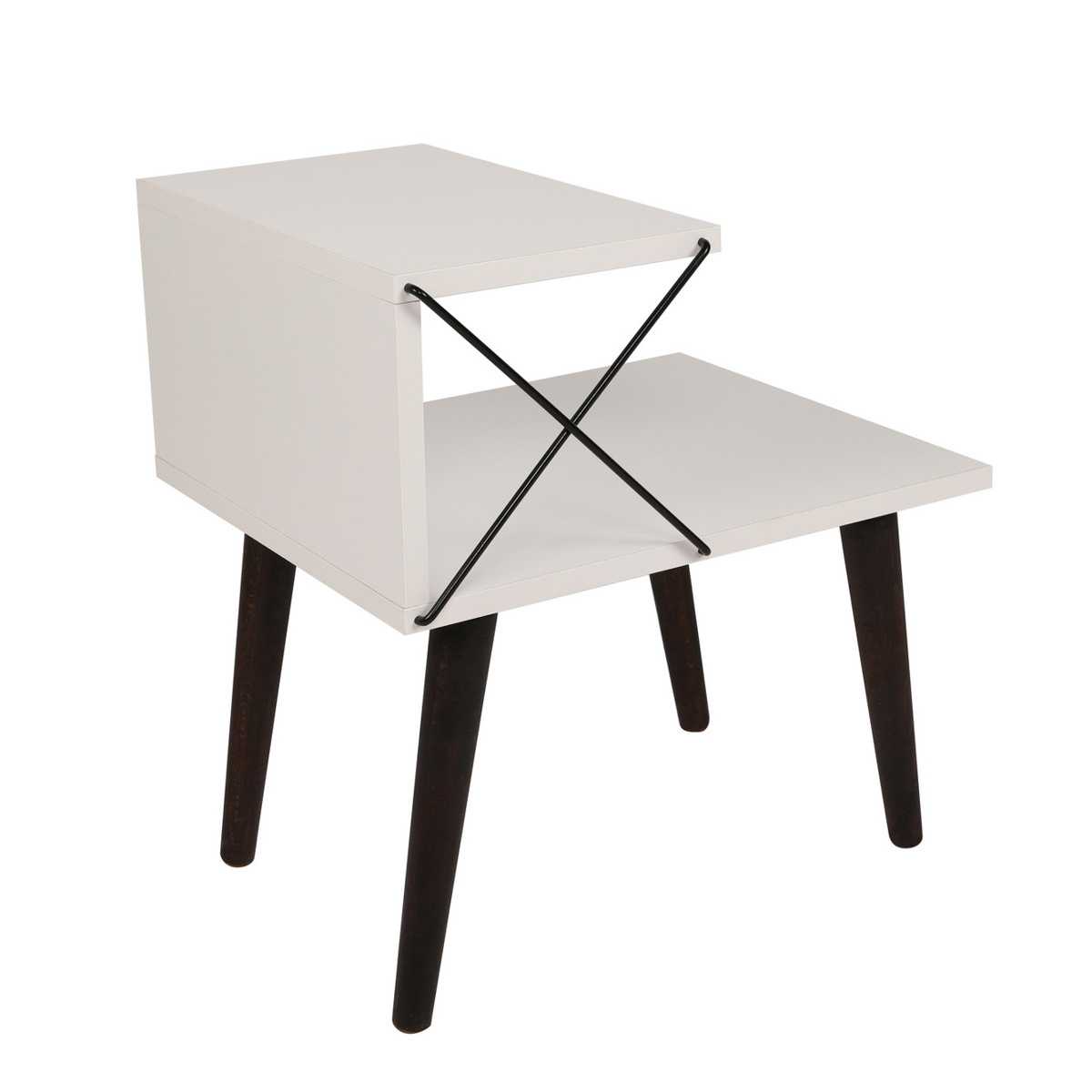Noční stolek Cross White